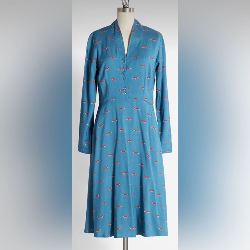 Fixin’ for Foxes Midi Dress